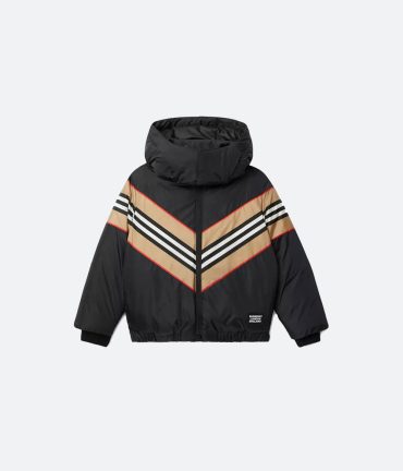 Stripe Panel Down-filled